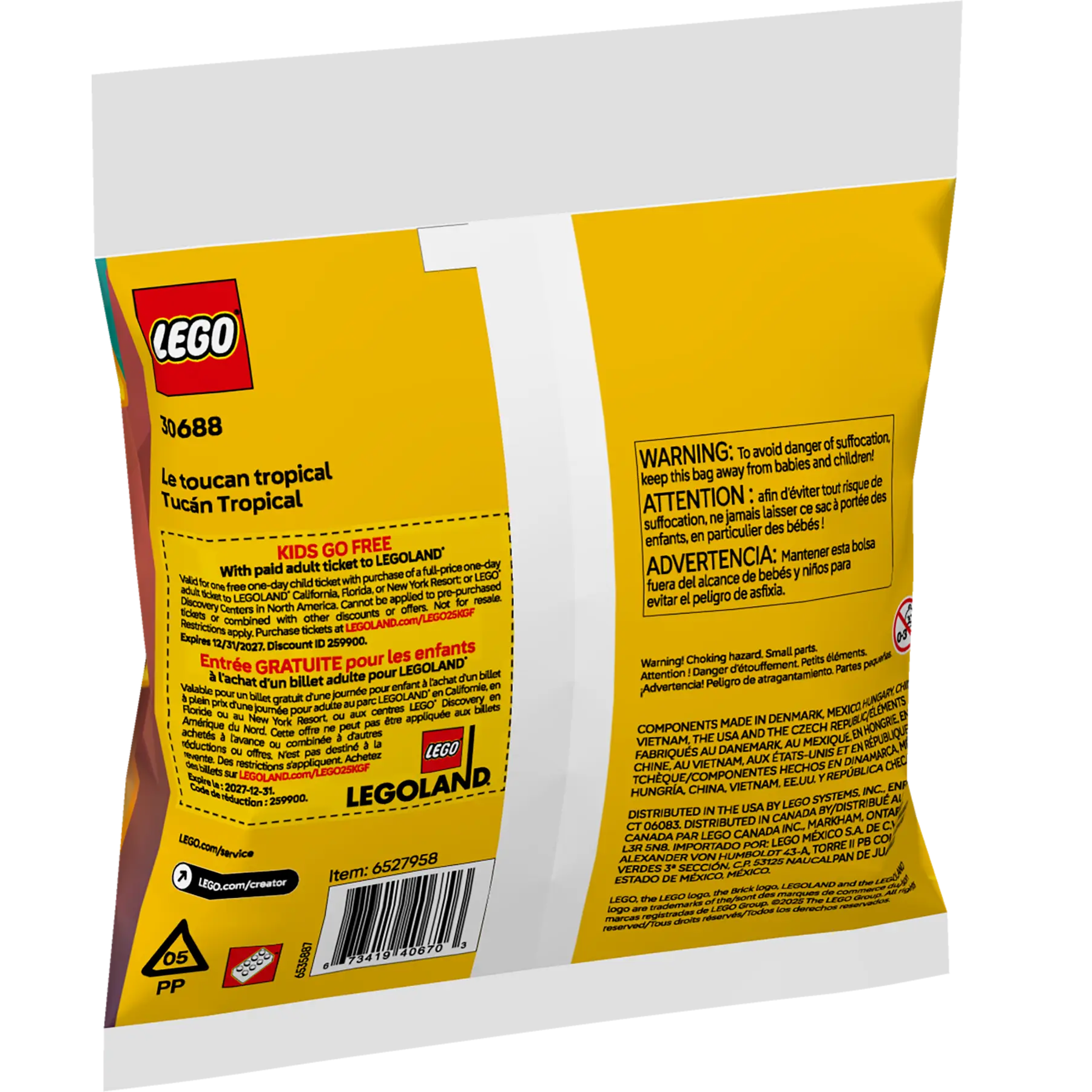 LEGO 30688 - Tropical Toucan - 59 pcs – Brick Deluxe