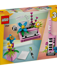 LEGO Typewriter with Flowers
