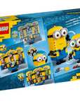 LEGO Brick-built Minions and their Lair