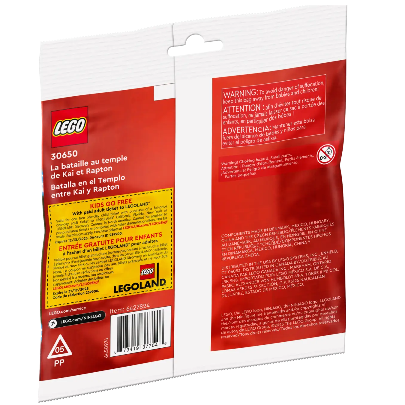 LEGO 30650 - Kai and Rapton's Temple Battle - 47 pcs – Brick Deluxe