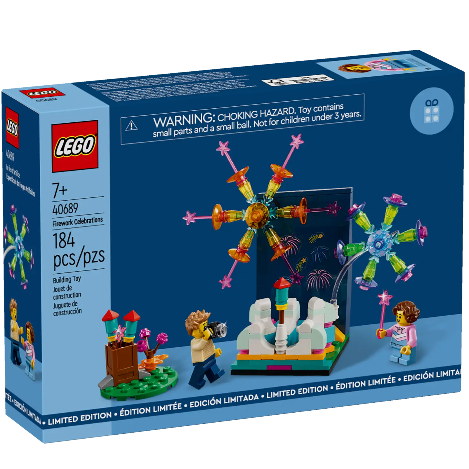 クリスマストレイン LEGO 40689 - Firework Celebrations - 184 pcs – Brick Deluxe