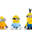 LEGO Brick-built Minions and their Lair