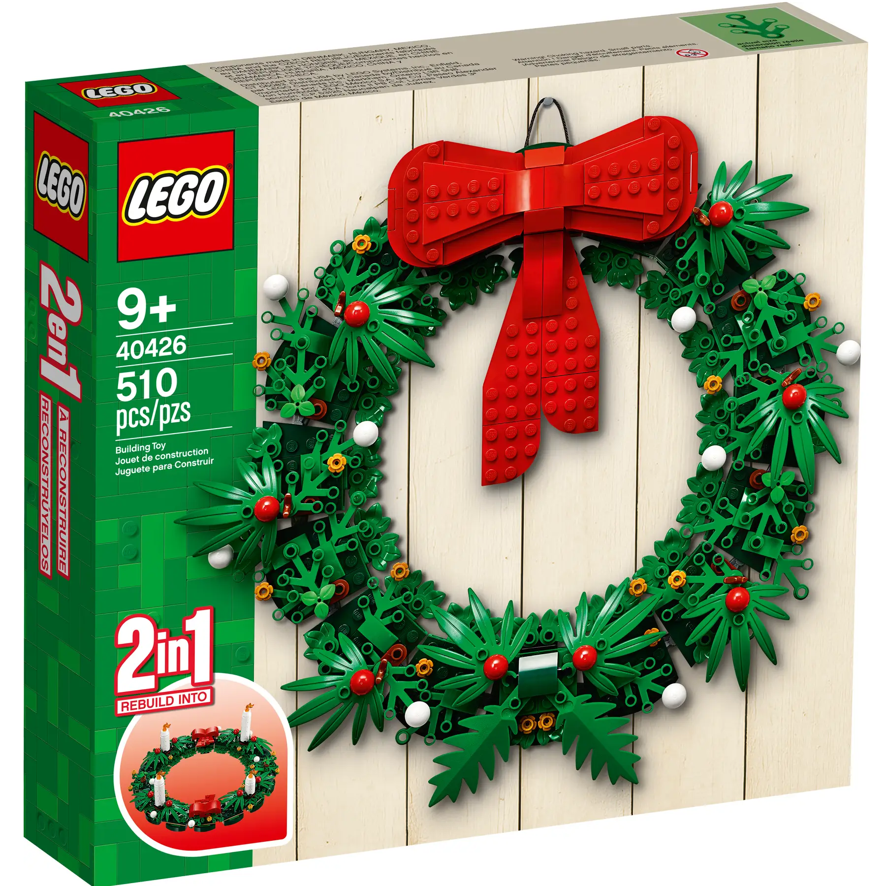 LEGO Christmas Wreath 2-in-1