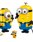 LEGO Brick-built Minions and their Lair