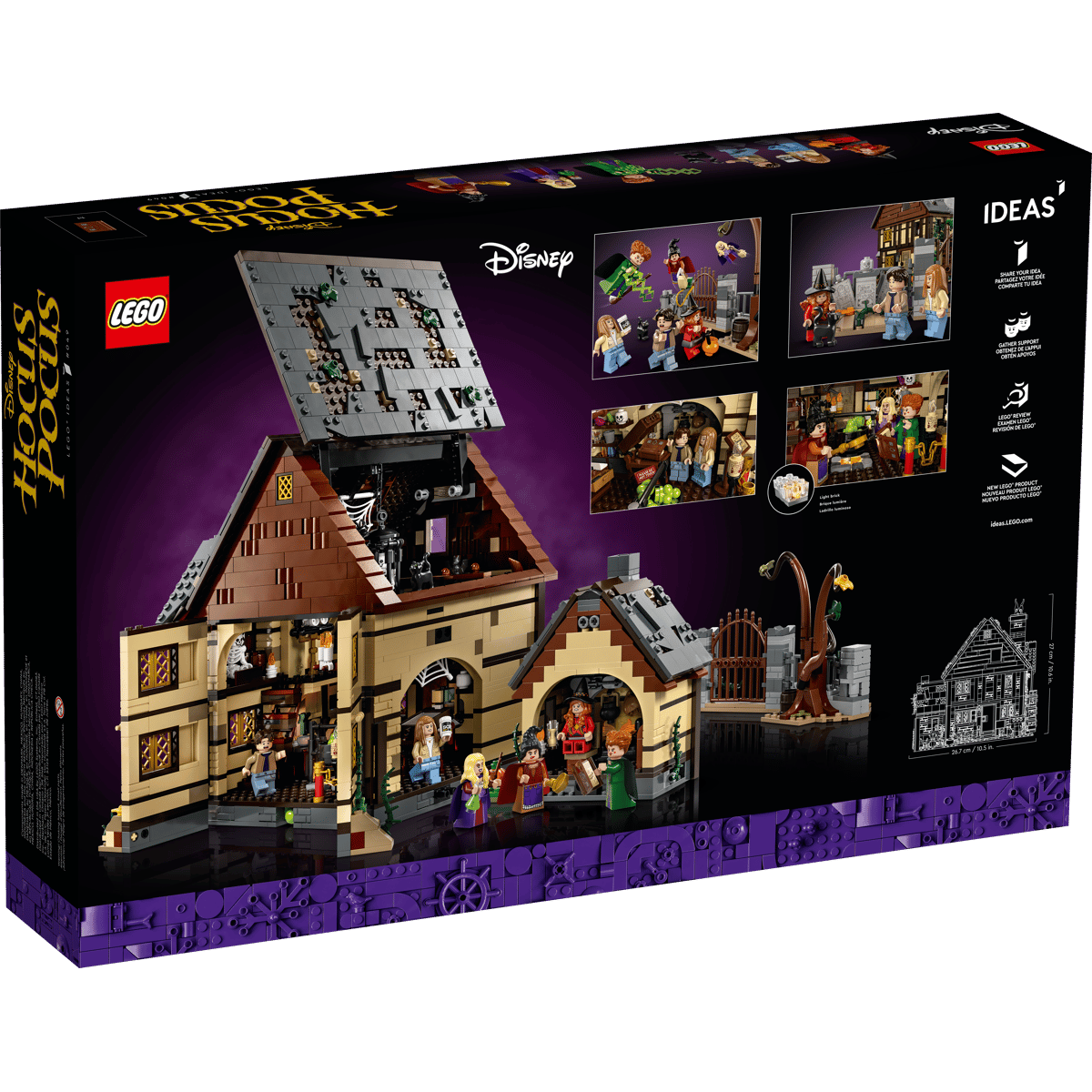 LEGO Disney Hocus Pocus: The Sanderson Sisters' Cottage