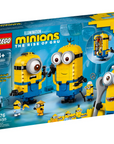 LEGO Brick-built Minions and their Lair