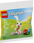 LEGO Easter Bunny with Colorful Eggs