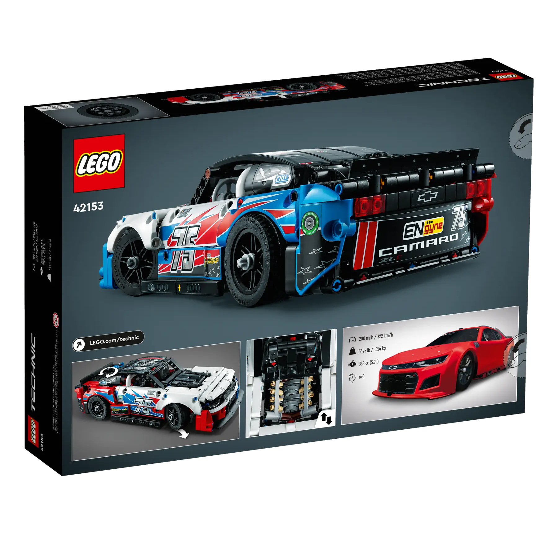 LEGO NASCAR® Next Gen Chevrolet Camaro ZL1