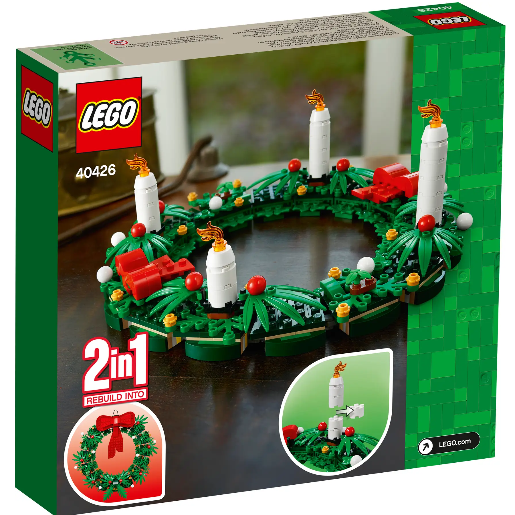 LEGO Christmas Wreath 2-in-1