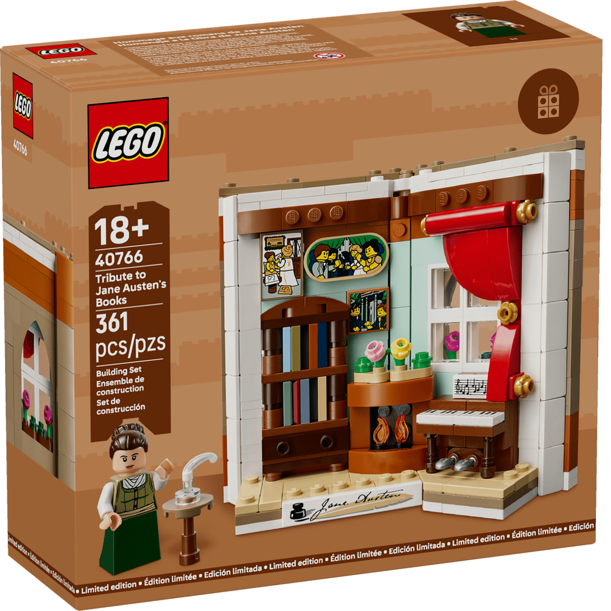 LEGO Tribute to Jane Austen's Books