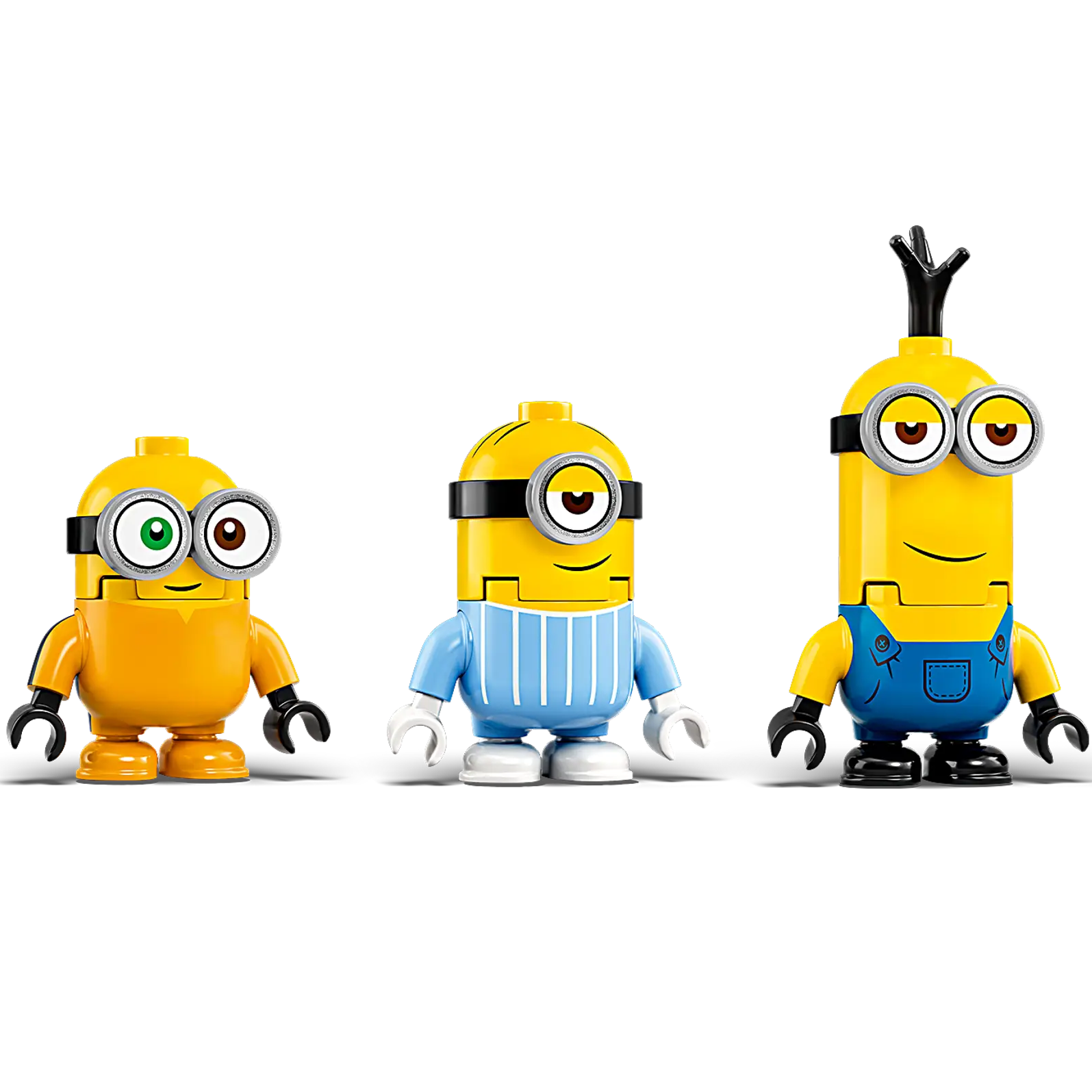 LEGO Brick-built Minions and their Lair